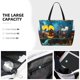 thumbnail image 3 of Fotbe Spooky Halloween Bolsa de Viaje para Playa - Resistente al Agua, Bolsa Tote de Gran Capacidad y Ligera con 7 Bolsillos para Mujeres y Hombres, 3 of 7