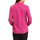thumbnail image 3 of CAMISAS ELEGANTES PARA MUJER INSPIRADAS CHIC Cuello en V, Manga Larga, Blusa de Satén Suave XS Rosa Fucsia, 3 of 6