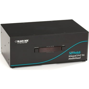 Black Box ServSwitch Wizard Dual-Link DVI Tri-Head with USB True Emulation (kv2304a)