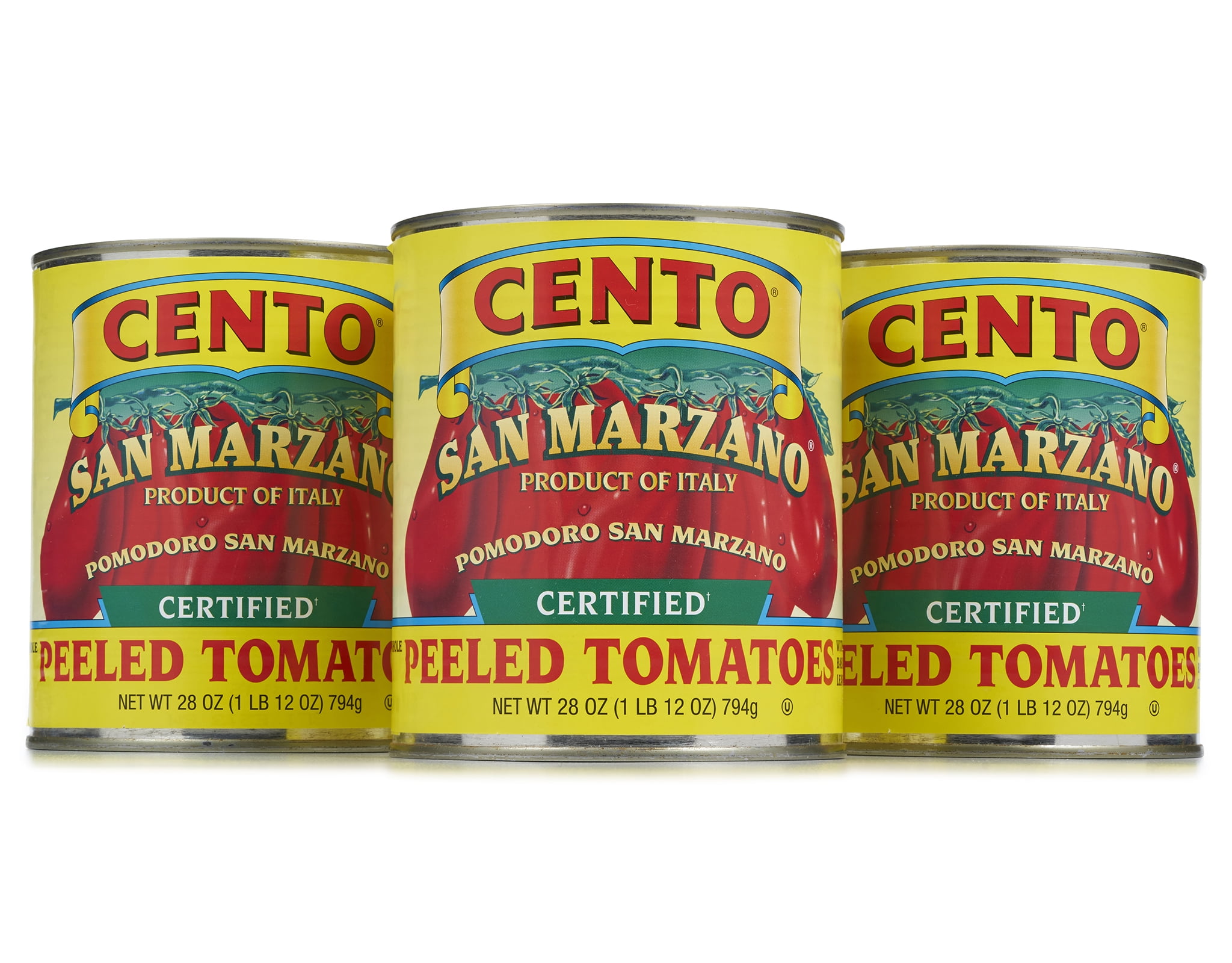 Cento San Marzano Peeled Tomatoes 3 x 28 oz.