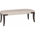 thumbnail image 3 of SAFAVIEH Gibbons Classic Glam Upholstered Bench w/ Nail Heads, 3 of 3