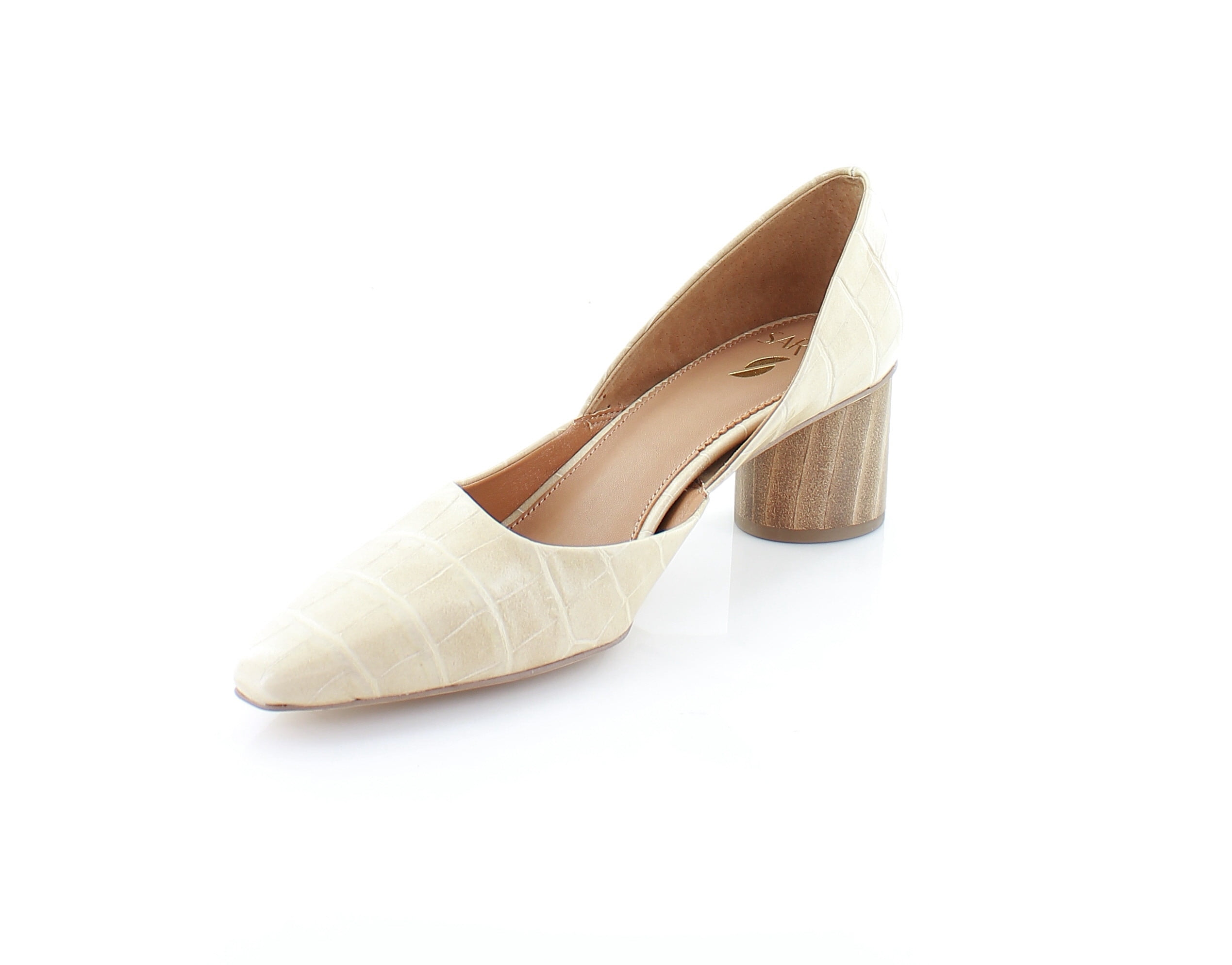 Tacones Franco Sarto Mujer Cuero Croc Arena, Talla Ecuador Ubuy