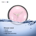 thumbnail image 7 of Waterproof Bathroom Clock Battery Operated Wall Clock with Black Suction Cup, Green, 7 of 7