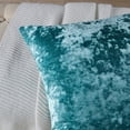 thumbnail image 5 of Home Soft Things Crushed Velvet 4 Piece Throw Pillow Cover Set - Storm Blue - 20" x 20", 5 of 7