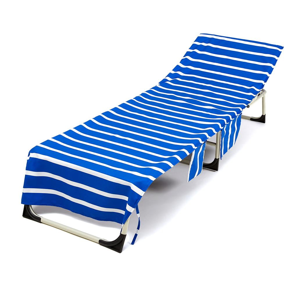 Unique Beach Lounge Chair Cover Towel Tote Bag for Large Space