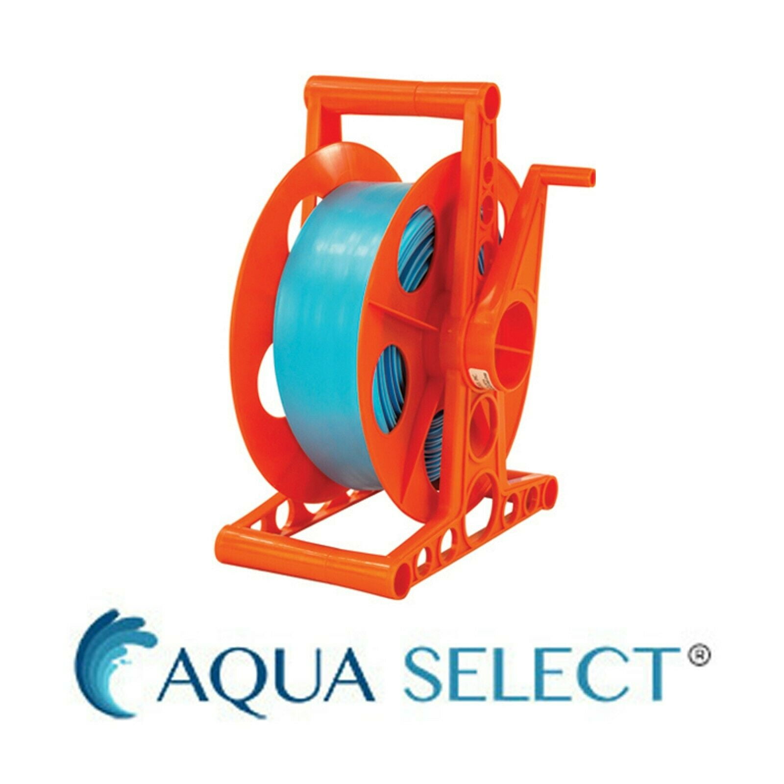 Details about   Aqua Select Swimming Pool Backwash Hose Reel & Includes 100' Hose 