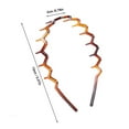thumbnail image 4 of Face Washing Zig Zag Headbands - Plastic Sharks Tooth For Women & Hair M- kol0, 4 of 5