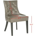 thumbnail image 6 of SAFAVIEH Harlow Glam Tufted Ring Chair with Silver Nailheads, Set of 2, Clay, 6 of 7
