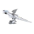 thumbnail image 3 of Electric Dinosaur Toy with Walking Spray Function Roar Sound Colorful LED Light (White), 3 of 4