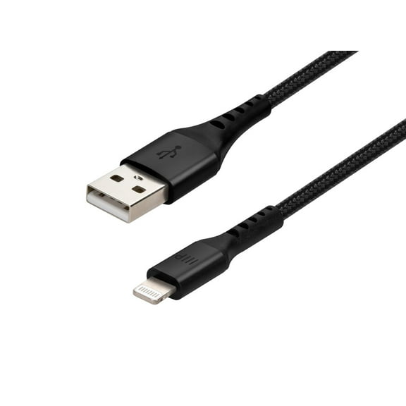 Monoprice AtlasFlex Series Durable MFi Certified Lightning to USB Type-A Charge & Sync Nylon