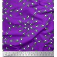 thumbnail image 1 of Soimoi Purple Velvet Fabric Cat Animal Print Fabric by the Yard 60 Inch Wide, 1 of 3