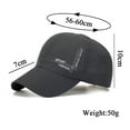 thumbnail image 3 of Men's and Women's Breathable Baseball Cap, Moisture Wicking Sport Hat with Adjustable Snapback, Sun Protection for Mountain Climbing, Beach Activities and Outdoor Sports, 3 of 9