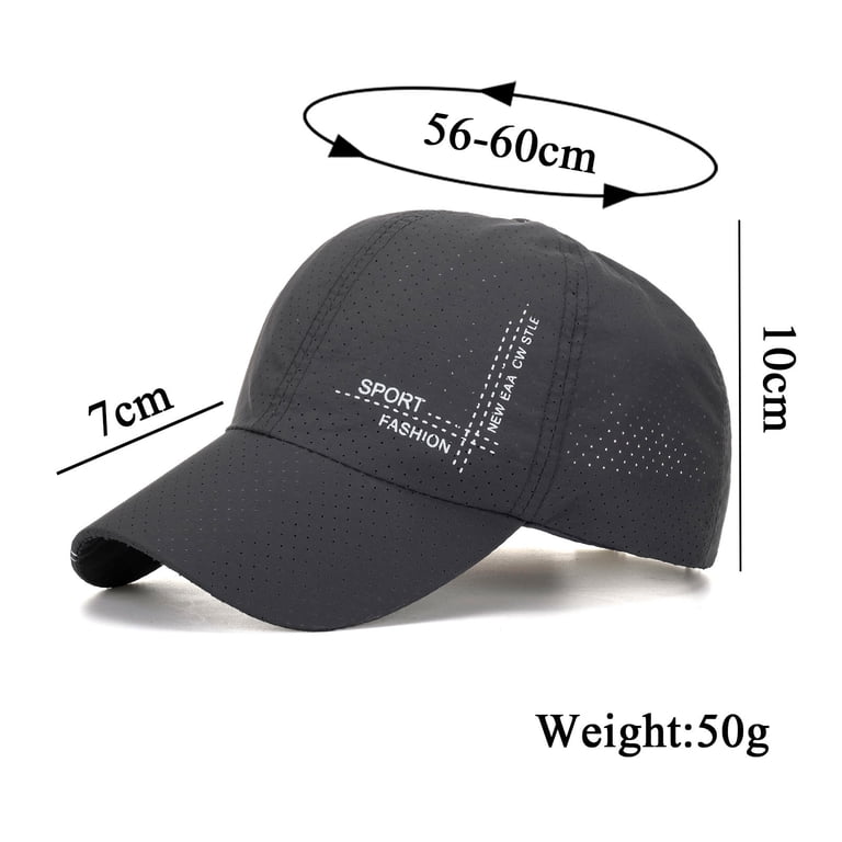 Baseball Caps Men Women Hiking Quick Dry Breathable Solid  display picture 1