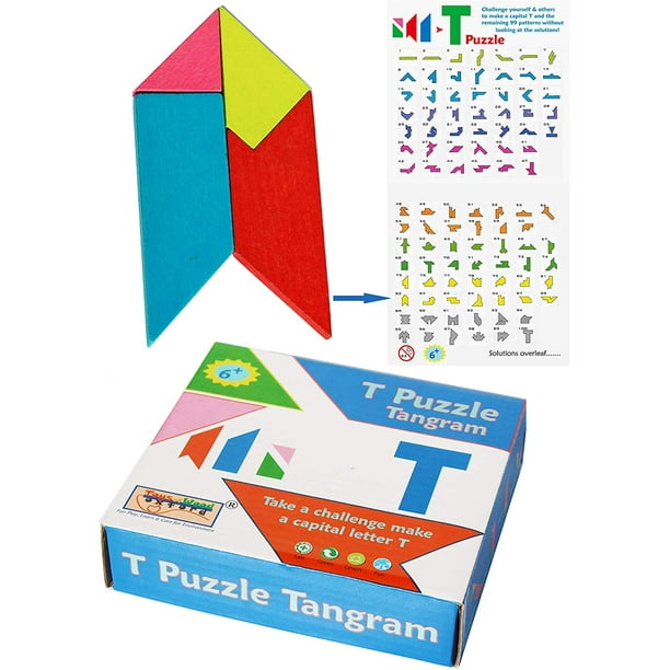 Quality Plastic Iq Logic Puzzle Mind Brain Teaser Beads Tangram