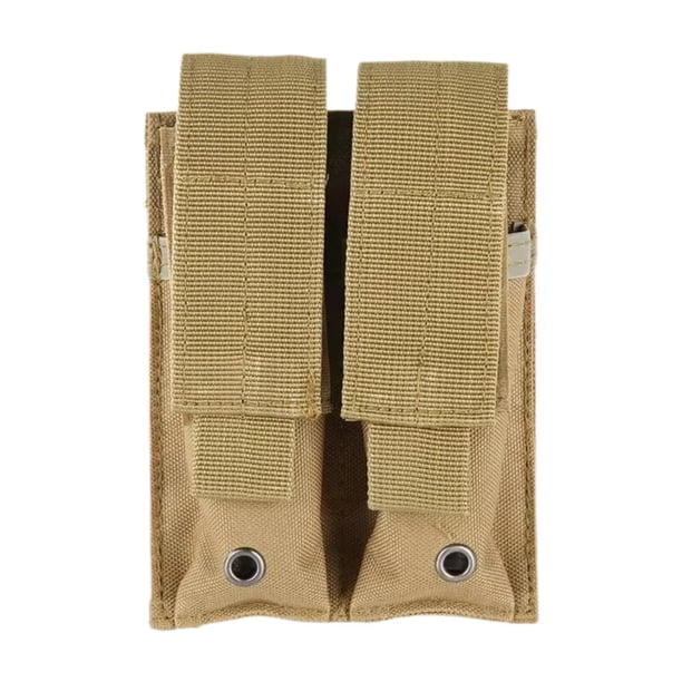 Bolsa para linterna, bolsa de utilidad para exteriores, portátil de nailon para chalecos, soporte para linterna, para chalecos, fajas, picnic, Caqui