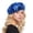 Blue, variant on Women Fashion Sequins Beret Colorful Cap Nightclub Dress Hat