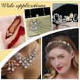 thumbnail image 5 of 130 Pcs Champagne Color Sew on Rhinestone Mixed Shapes Glass Sewing Stones Flatback Gems with Claw for DIY Crafts Jewelry Making Dresses Clothing Shoes Bag Sewing Decorations, 5 of 8