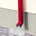 BESTONZON Water Downspout Splash Block Rain Downspout Drain Extender