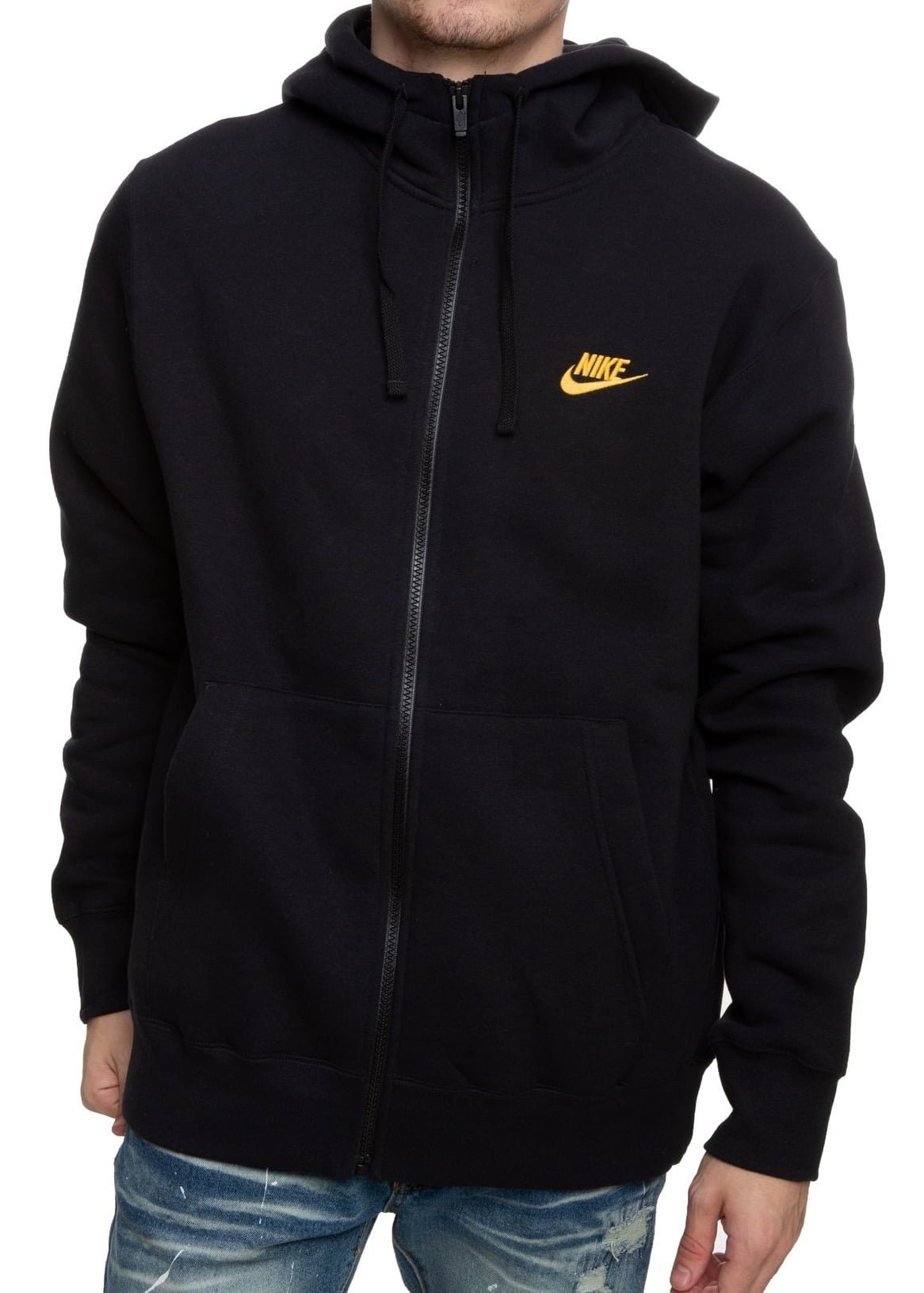 nike black gold hoodie