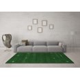 thumbnail image 3 of Ahgly Company Indoor Rectangle Abstract Emerald Green Contemporary Area Rugs, 2' x 5', 3 of 4
