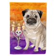 thumbnail image 1 of Carolines Treasures CK3225GF Hallween Pug Garden Size Flag, 1 of 3
