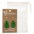 thumbnail image 2 of Set of 10 Painted Tin Christmas Tree Earrings Creative Alternatives, 2 of 4