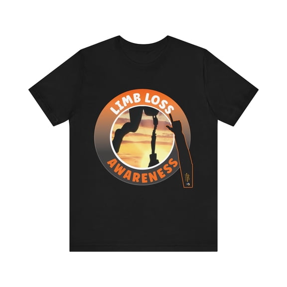 Amputee Limb Loss Shirt “Limb Loss Awareness 2024” Crew Neck T-Shirt