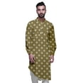 thumbnail image 2 of Atasi Style Asymétrique Kurta pour Hommes Imprimée Longue Chemise Kurta Décontractée, 2 of 6