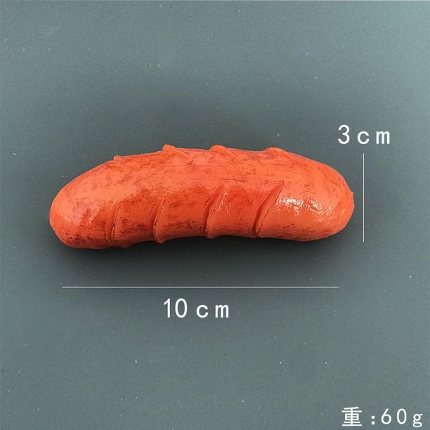 Simulated Hot Dog Fake Sausage Artificial Food Model Fake Hot Dog