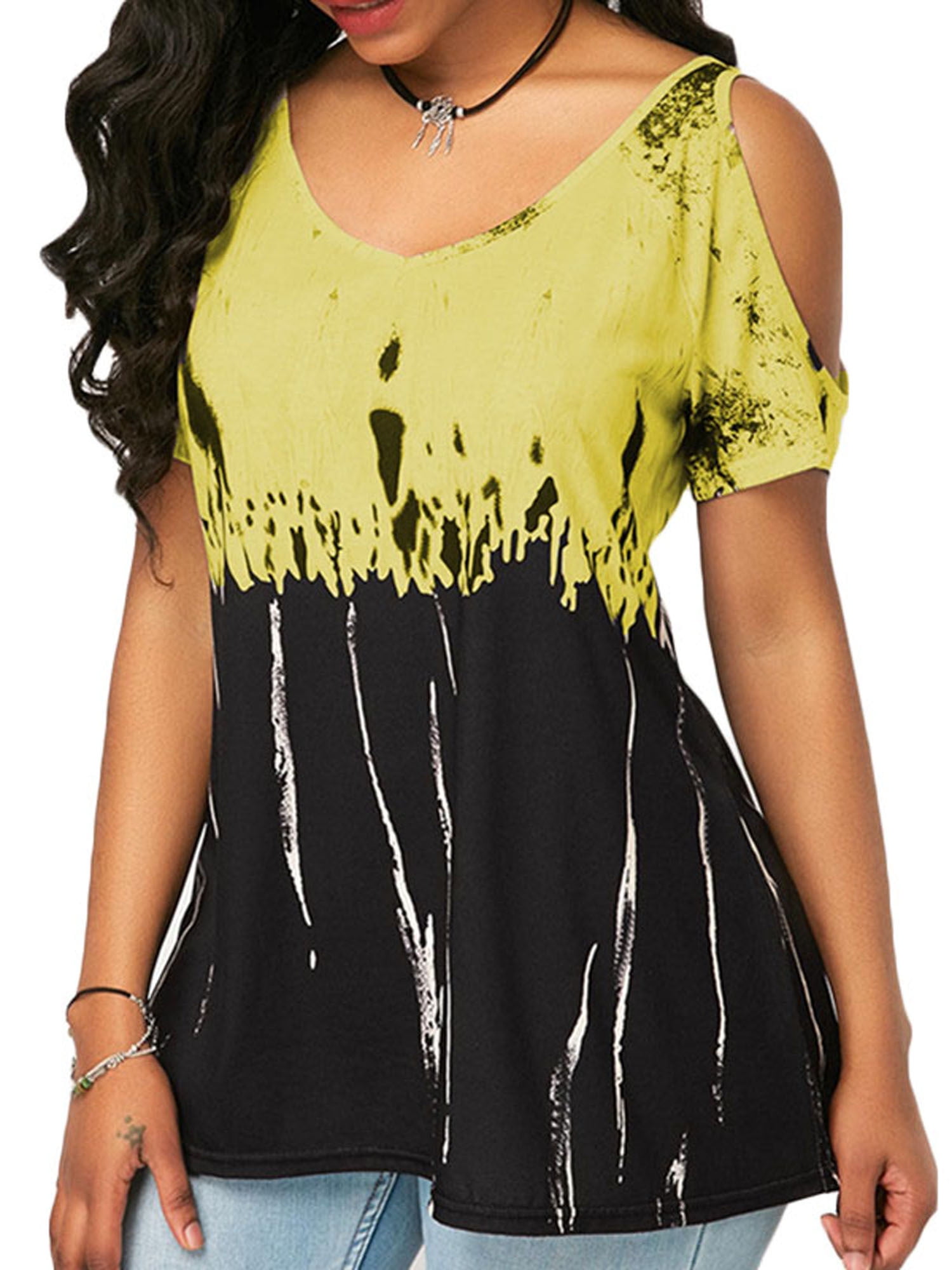yellow fashion blouses