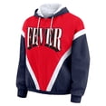 thumbnail image 2 of Women's WEAR by Erin Andrews Navy/Red Indiana Fever Colorblock Full-Zip Hoodie Windbreaker Jacket, 2 of 5