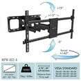 thumbnail image 3 of CorLiving MPM-802-A Full-Motion H-frame Wall Mount for 40" - 90" TVs, 3 of 4
