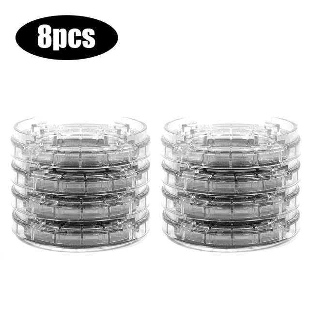 Rdeghly Bed Riser,Furniture Risers,8pcs/set Plastic Multi-slot Furniture Leg Risers Non-slip Bed Riser for Table Desk Sofa Chairs