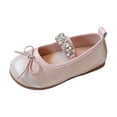 thumbnail image 3 of Quealent Girls Mary Jane Dress Shoes Ballerina Flats for Wedding, Party (Toddler/Little Kid/Big Kid) Red for Size 1, 3 of 9