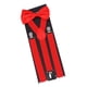 thumbnail image 1 of Conjunto de tirantes con pajarita Fernando para hombre y mujer Rojo, 1 of 8