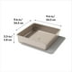 thumbnail image 2 of Molde para tartas OXO Good Grips, antiadherente Pro Square, 23 cm, color marrón, 2 of 9