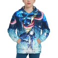 thumbnail image 4 of Youth Cartoon Hoodie Fashion Long Sleeve Kids Pullover Coat Casual Hoody Hooded Sweatshirts for Boys Girls, 4 of 8