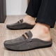 thumbnail image 2 of Open Toe Slippers Hombres de Moda Casual Versátil Transpirable Mochilas Más Tamaño Medio Zapatillas Primavera Y Verano, 2 of 7