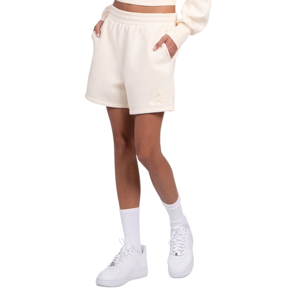 Women's Starter Cream Cleveland Browns Travel Pastels Fleece Short