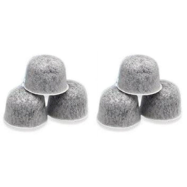 Los filtros de agua del carbón activado reemplazan a Capresso 4440.90 por Nispira, 6 filtros NISPIRA CAP6