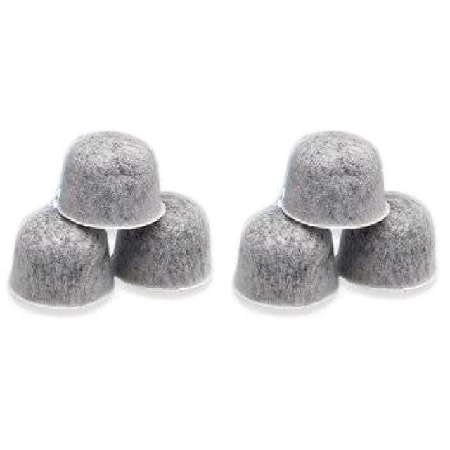 Los filtros de agua del carbón activado reemplazan a Capresso 4440.90 por Nispira, 6 filtros NISPIRA CAP6