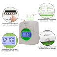 thumbnail image 2 of Kit de reloj checador uPunch HN3500 con 100 tarjetas y llaves, 2 of 7
