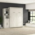 thumbnail image 4 of Bestar Key West Queen Murphy Bed with Wardrobe (94W) - Engineered Wood in White, 4 of 13