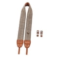 thumbnail image 4 of Bunblic Sangle d'Épaule et de Cou pour Appareil Photo Reflex Réglable pour Hommes Femmes Photographes Sangle de Cou Multifonctionnelle Confort Universel Marron, 4 of 8