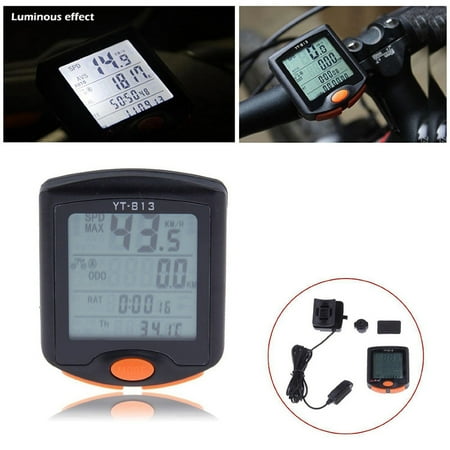 KunXin YT-813 Wired Bike Speed Meter Bicycle Computer
