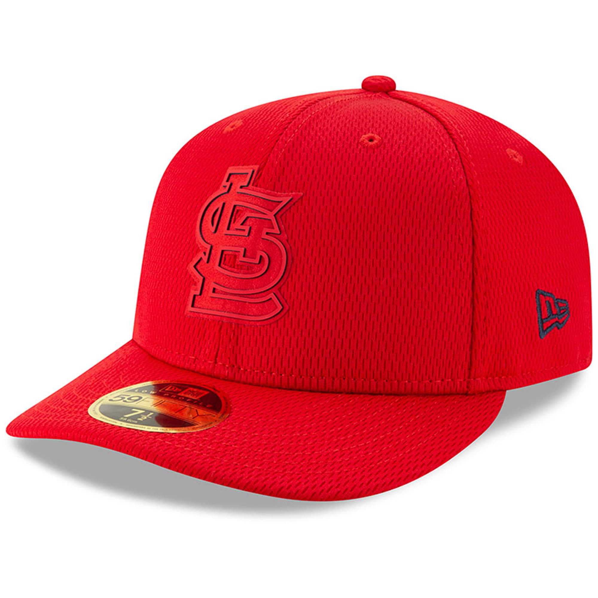 St. Louis Cardinals New Era 2019 Clubhouse Collection Low Profile 59FIFTY Fitted Hat - Red ...