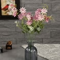 thumbnail image 4 of Ramo de flores artificiales simulación hogar decoración floral fiesta de boda flor falsa 6 ramas 2 piezas Sweethay HA7950-00B, 4 of 6