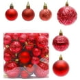 thumbnail image 2 of YANHAIGONG Christmas Ball Ornaments Set,Shatterproof Christmas Decorations Tree Balls,Xmas Decorative Balls Hanging Ornaments,50pcs Christmas Ball Set,Christmas Tree Window Display Decoration Pendant, 2 of 7