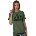 thumbnail image 4 of Love You To Mountains Hiking Couple Plus Size Crewneck Graphic Tee Shirt Brisco Brands 5X, 4 of 5