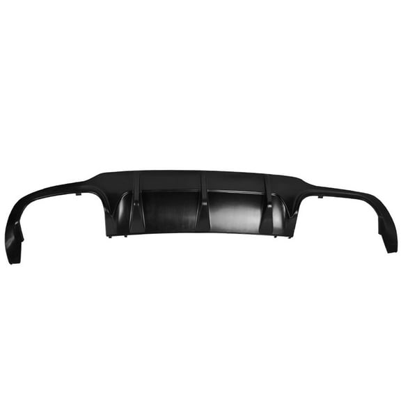 Ikon Motorsports Compatible with 12-15 Benz C Class C204 W204 LCI Sport Rear Bumper Diffuser Lip